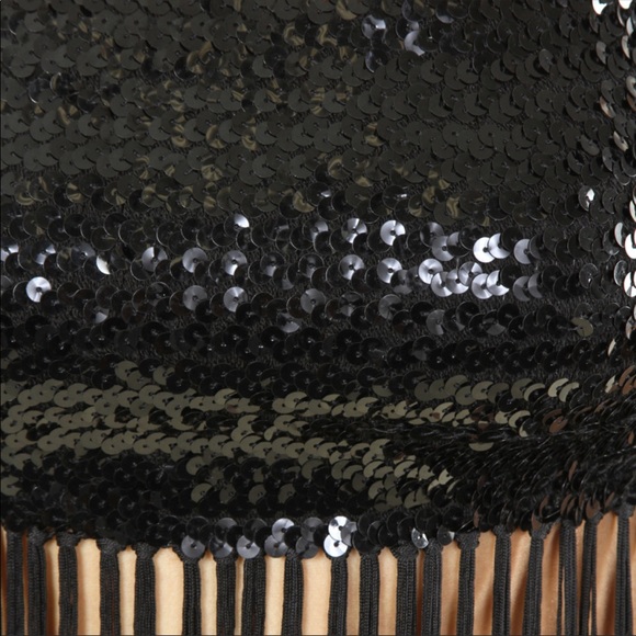 SEXY 💕 SEQUIN FRINGE STRAPLESS TOP 💕GRAB IT NOW - Picture 4 of 5